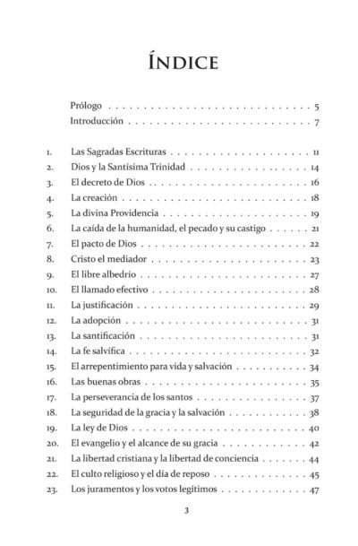 La Confesión de Fe Bautista de 1689 En Lengua Castellana - Image 2